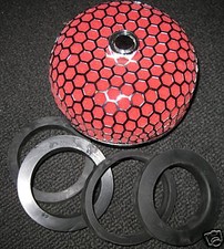 Filtro aria cono spugna Rosso