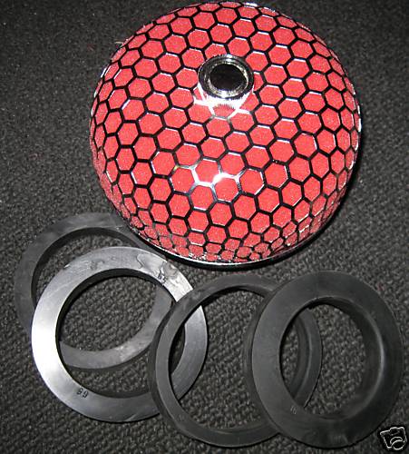Filtro aria cono - , rosso