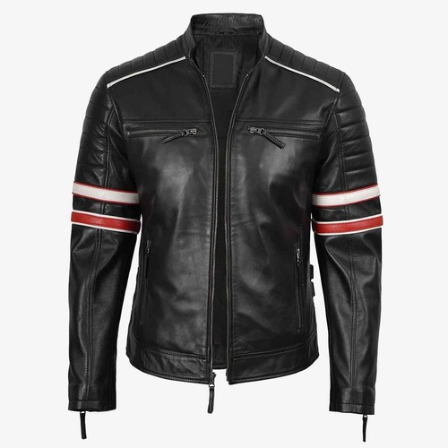 Giacca motociclista uomo fatta - giacca,