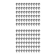  Ganci da soffitto da 200 pezzi Ganci avvitabili Ganci appendiabiti per tazze