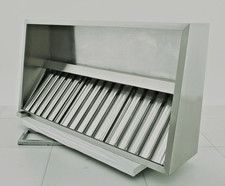 Cappa aspirante in acciaio inox a parete senza motore 200x90x50h