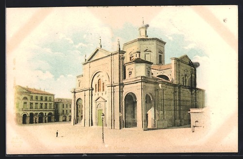 Cartolina voghera duomo - voghera,,