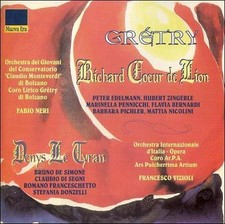 Andr-Modest Grtry: Richard Coeur de Lion (CD, Mar-2003, 2 Discs, Nuova Era)