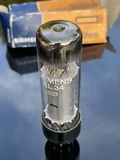 Nuovo con scatola NOS Simens Philips EL34 6CA7 O Getter fossetta tubo superiore TV7 TESTATO