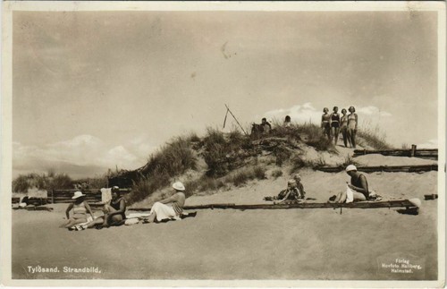 Cpa tylosand strandbild sweden - cpa,
