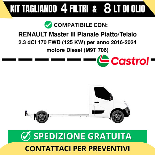 Tagliando per renault master - per,