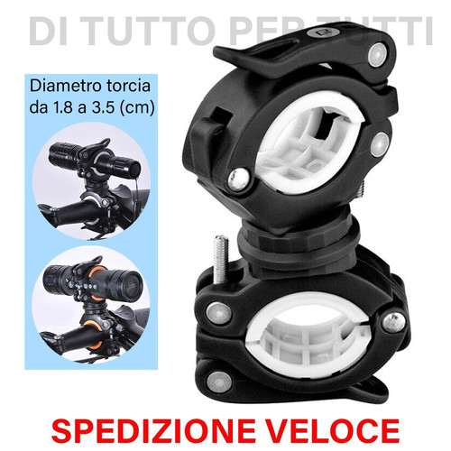 Supporto per torcia manubrio - supporto,