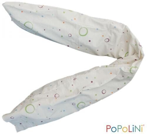 Cuscino snake bianco bolle - a,
