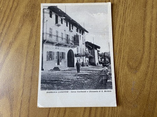 Cartolina barbania canavese - barbania,