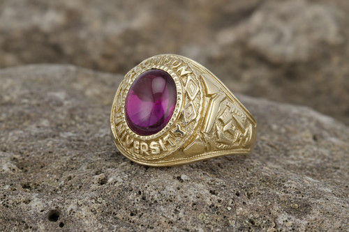 Anello college oro pesante