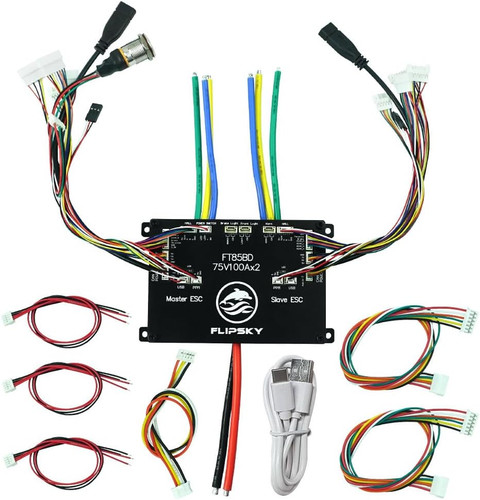 Flipsky ft85bd doppio esc - flipsky, 84v