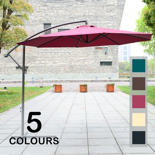Garden parasol sun shade - 3m,