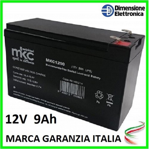 Batteria 12v 9ah - , gel