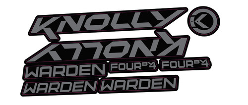 Knolly warden kit adesivi - warden,