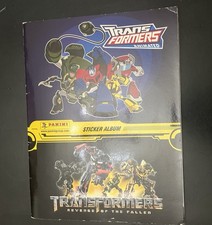 Panini Transformers Animated TFA RotF sticker album COMPLETE figurine UK ver.