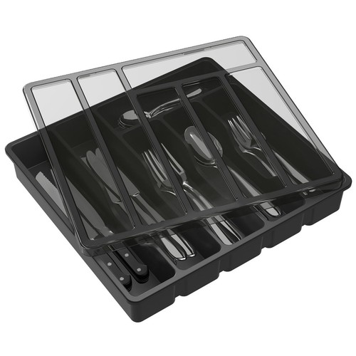 Portaposate con coperchio - portaposate,