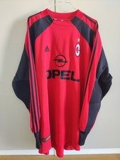 Maglia Portiere Ac Milan 2000-2001 Adidas Vintage Goalkeeper Jersey