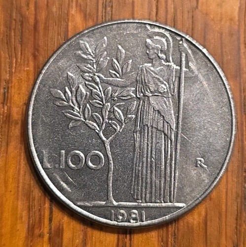 1981 italy 100 lire - italy,