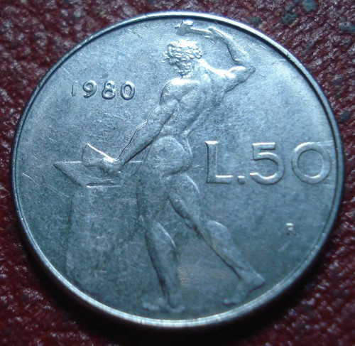 1980 italy lire vf - 1980-r, in