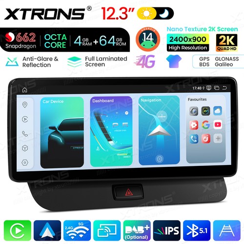 Autoradio android 14 - 12,3", per