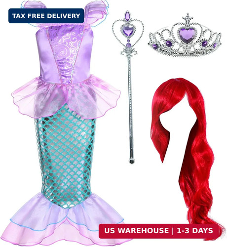 Costume sirenetta joy - costume, per