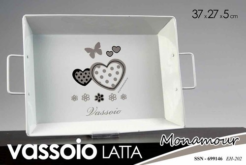 Vassoio rettangolare colazione
