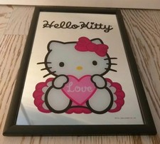 QUADRO QUADRETTO SPECCHIO-HELLO KITTY LOVE-SANRIO 2008-MIRROR PAINTING PICTURES