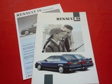 1991 Renault 19 + 19 Chamade