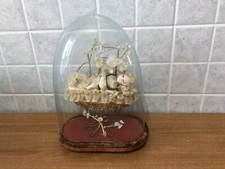 ANTICA STATUA TECA VETRO