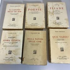6 Libri Narrativa varia Poesie Romanzo di Autori vari Edizioni Barion 1930