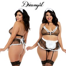 Dreamgirl Very Sheer Mesh Maid