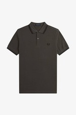 Fred Perry Polo Manica Corta Slim Fit Verde - Taglia M Abbigliamento Uomo Polo