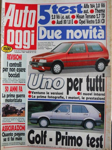 Auto oggi 144 1989 test - n�144,