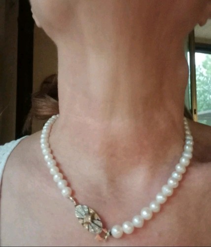Elegante collana perle