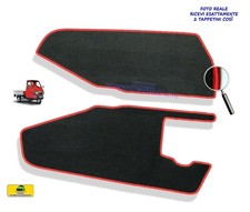 Specifici COMPATIBILI con  Ape 50 Tappeti bordo rosso Tappetini in moquette