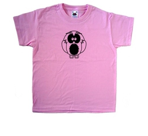 Shirt bambino rosa gufo - bambino,