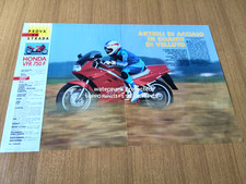 HONDA VFR 750 F MOTO PROVA SU STRADA VINTAGE CARATTERISTICHE MOTORE PRESTAZIONI