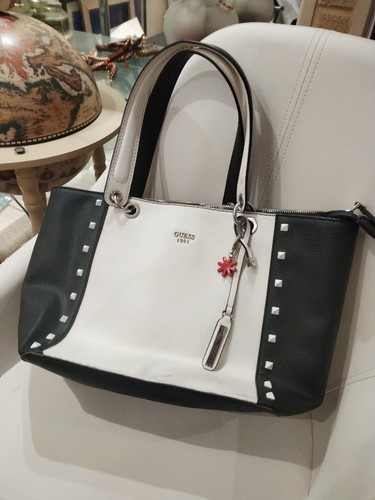Borsa guess 1981 nera - nera, bianca