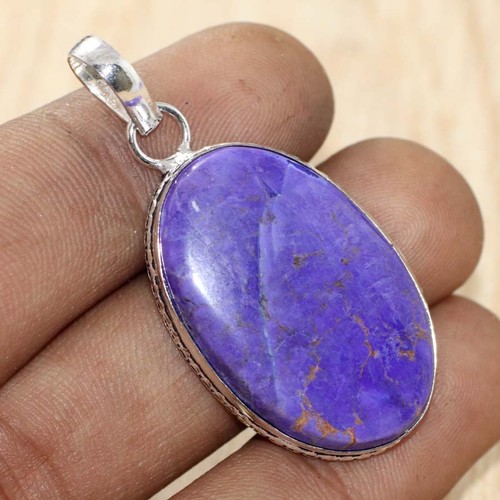 Ciondolo turchese dalia viola
