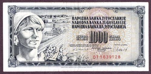 Banconota 1000 dinara - 1000,