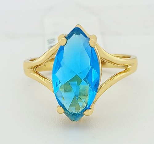 Anello topazio blu creato - anello,