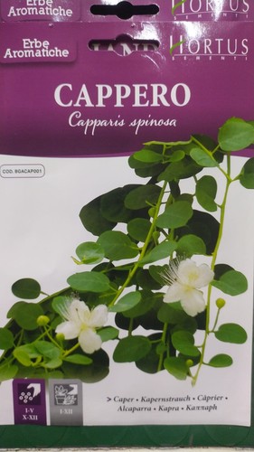 Bustina semi cappero - semi, di