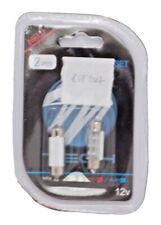 Kit 2 lampadine Attacco a Siluro a 6 led ad alta brillantezza luce bianca