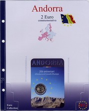 PAGINA AGGIORNAMENTO MASTERPHIL PER 2 EURO COMMEMORATIVO ANDORRA - TUTTE LE DATE