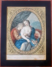 old print gravure Francesco