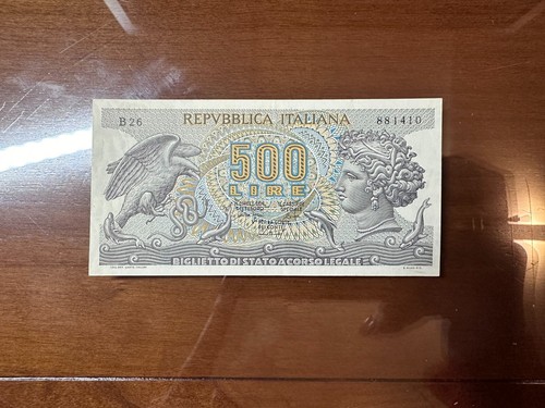 Repubblica banconota lire 500 - repubblica,