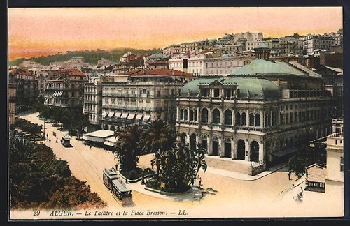 Alger théatre et tramway - et,