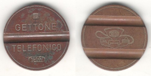 Gettone telefonico ipm - gettone,