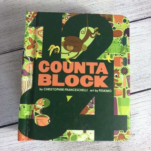 Counta block board book - block,