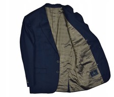 SCABAL Giacca di lana blu navy